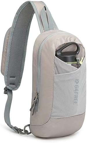 G4Free Sling Bag RFID Blocking Lightweight Crossbody Backpack Chest Shoulder Bag for Travel Sports Running