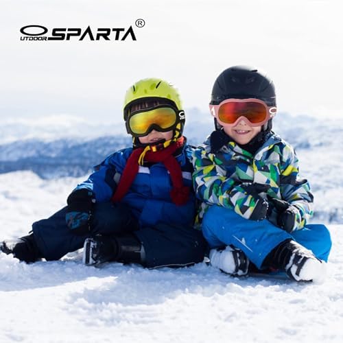 Kids Ski Goggles, Kids Snowboarding Goggles for Boys Girls Toddler Age 3-14 - Image 5