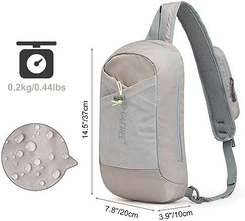 G4Free Sling Bag RFID Blocking Lightweight Crossbody Backpack Chest Shoulder Bag for Travel Sports Running - Image 5