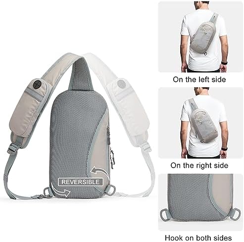 G4Free Sling Bag RFID Blocking Lightweight Crossbody Backpack Chest Shoulder Bag for Travel Sports Running - Image 6