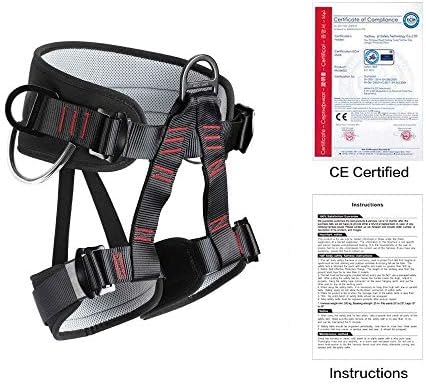 Climbing belts, Thicken Professional Safety Belt for Mountaineering Caving Rock Climbing Fire Rescuing Rappelling Tree and Outdoor Adventure Activities - Image 7