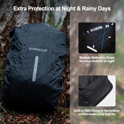 EVERFUN Hiking Hydration Backpack with Water Bladder 2L/3L Water Backpack Women Men Lightweight Insulation Hydration Day Rucksack for Hiking, Cycling, Running, Climbing, Camping - Image 6