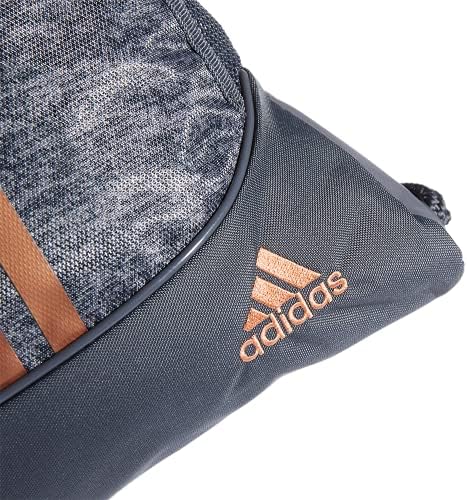 adidas Unisex Alliance 2 Sackpack, Jersey Onix Grey/Rose Gold, One Size - Image 3