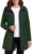 Women Waterproof Raincoat Lightweight Packable Active Outdoor Long Hooded Rain Jacket