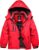 GEMYSE Boy’s Waterproof Ski Snow Jacket Fleece Windproof Winter Jacket with Hood
