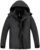 Men’s Waterproof Winter Ski Jacket – Warm Snow Coat, Windproof Mountain Hooded Raincoat for Snowboarding