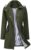 Arthas Women Light Rain Jacket Waterproof Active Outdoor Trench Raincoat with Hood Lightweight Plus Size for Girls