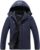 MOERDENG Men’s Waterproof Ski Jacket Warm Winter Snow Coat Mountain Windbreaker Hooded Raincoat